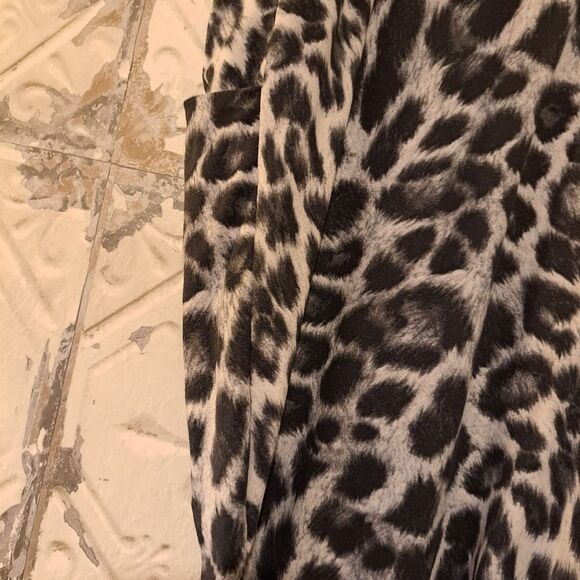 Voll Comfort Causal Animal Print Black/Grey Plus Size Leggings Size 2XL NWOT - Picture 9 of 10